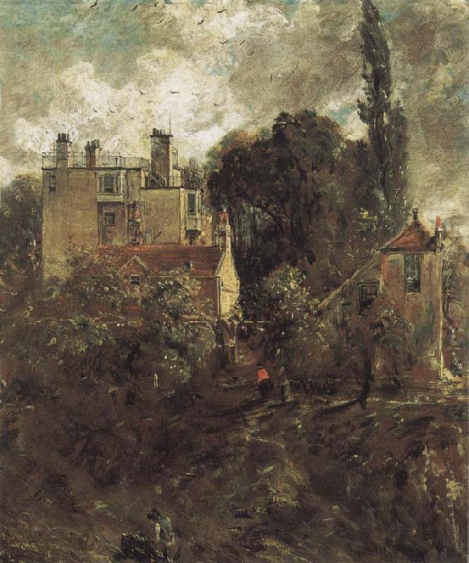 John Constable The Grove,or the Admiral-s House Hampstead china oil painting image